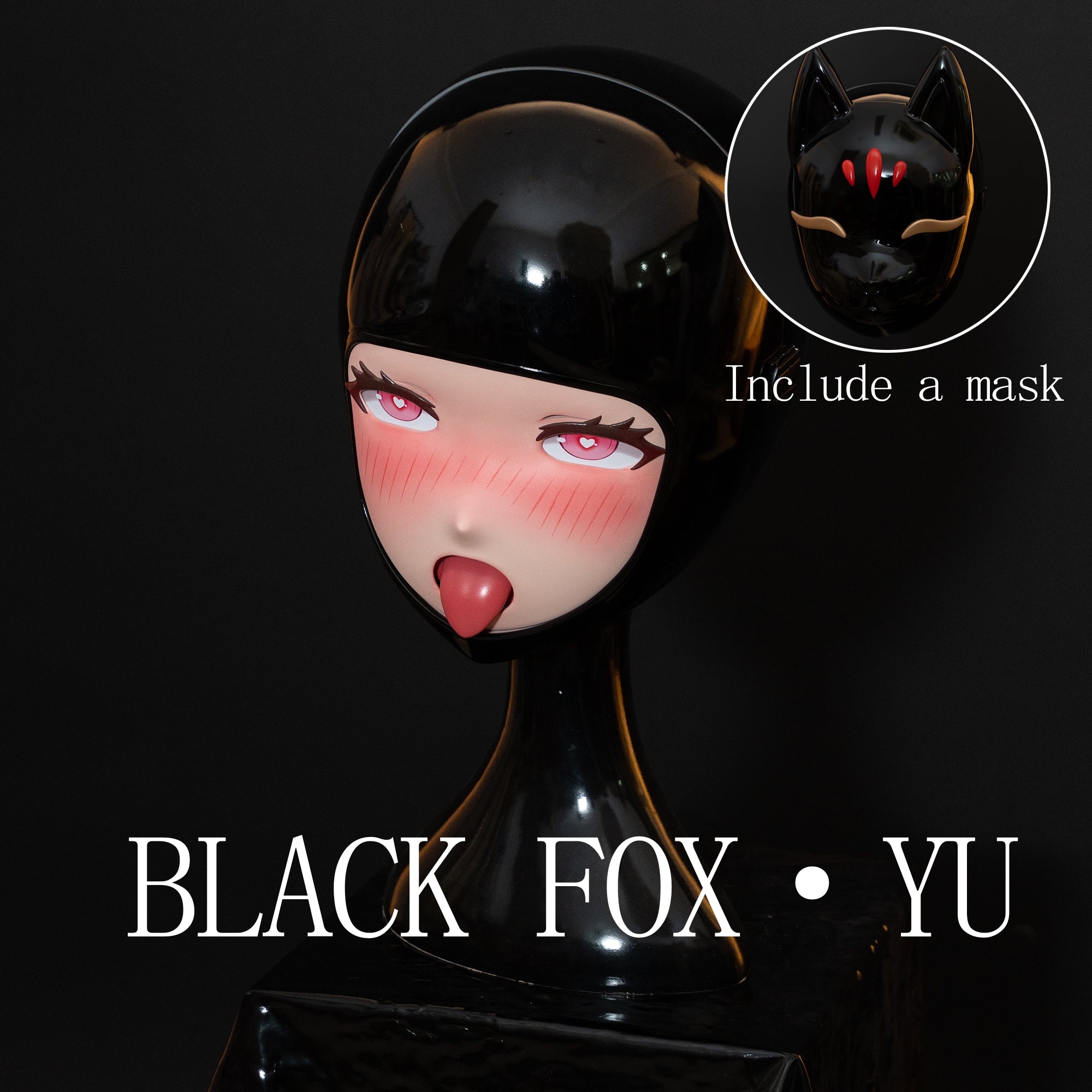 Kigurumi Mask「Black Fox」