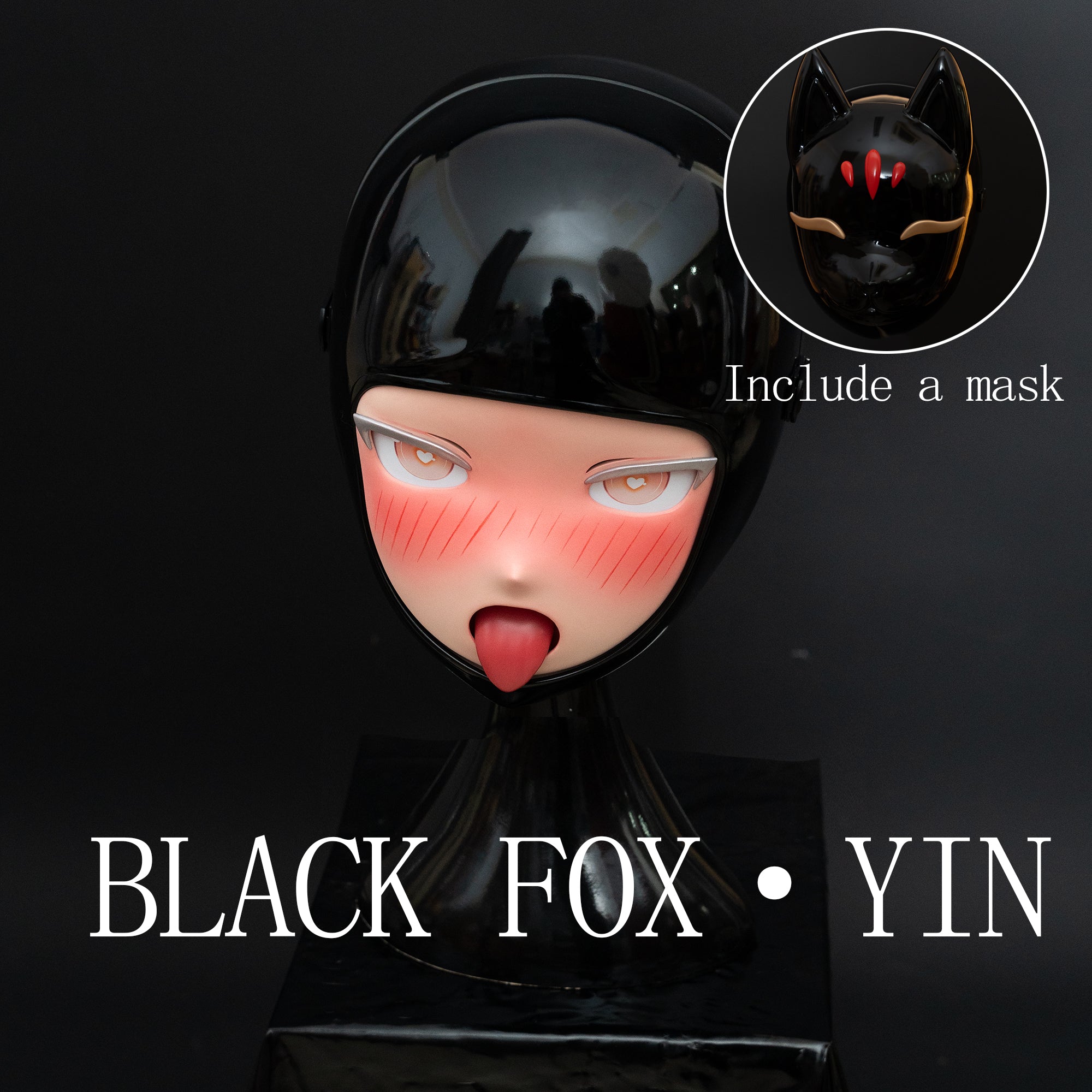 Kigurumi Mask「Black Fox」