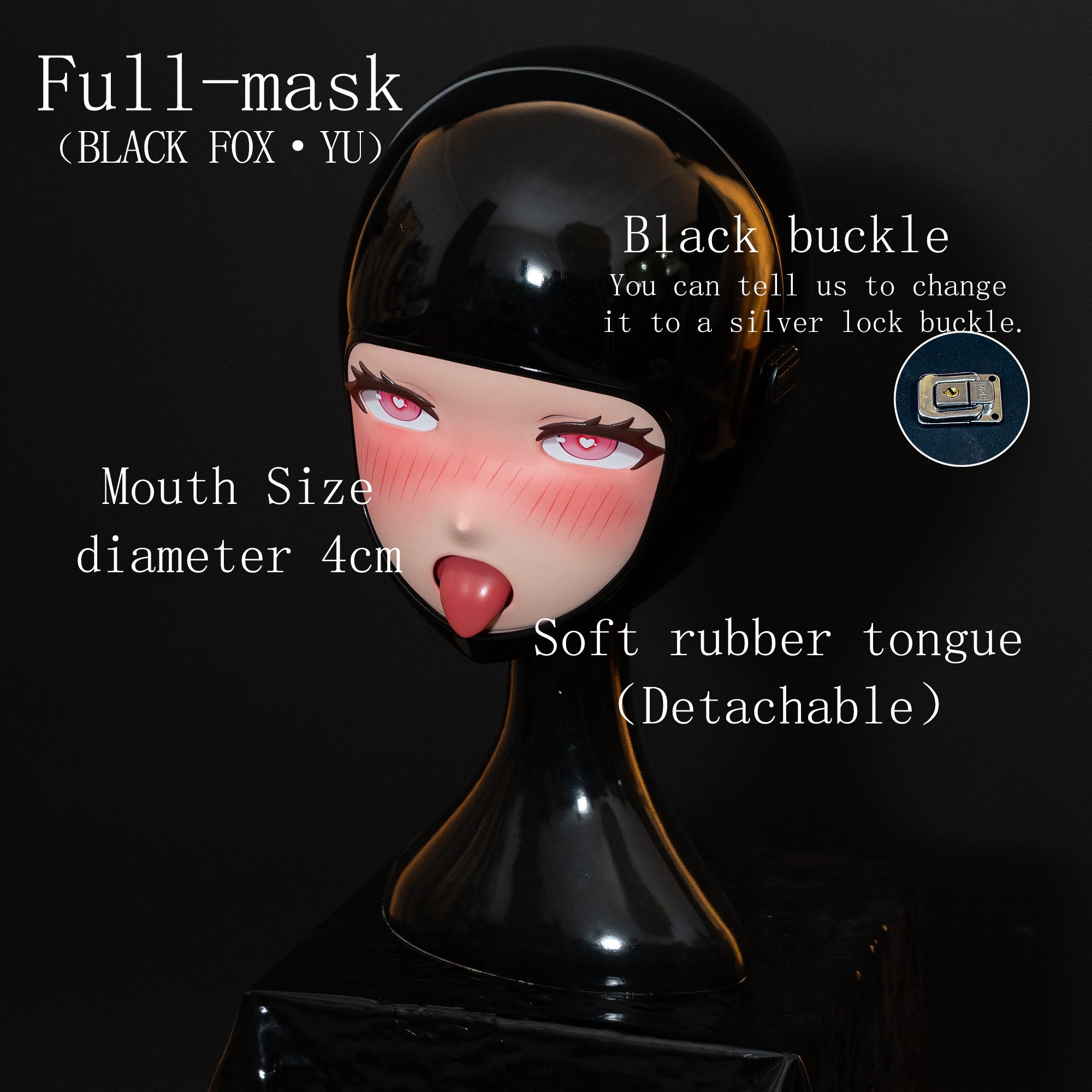 Kigurumi Mask「Black Fox」