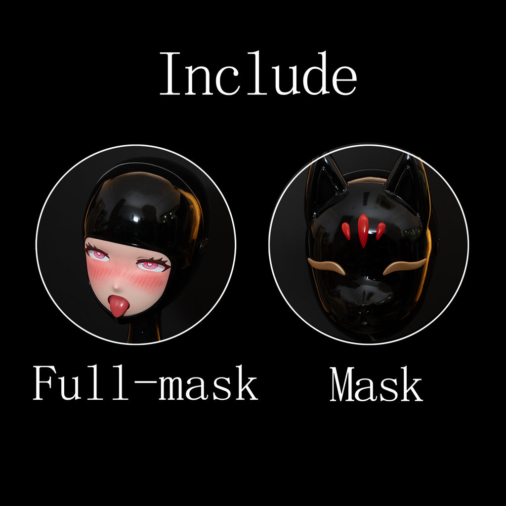Kigurumi Mask「Black Fox」